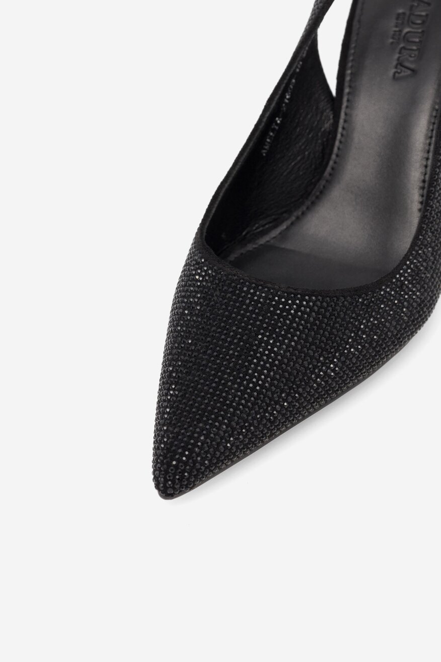 Czółenka Badura AMELIA-21603-18 Czarny