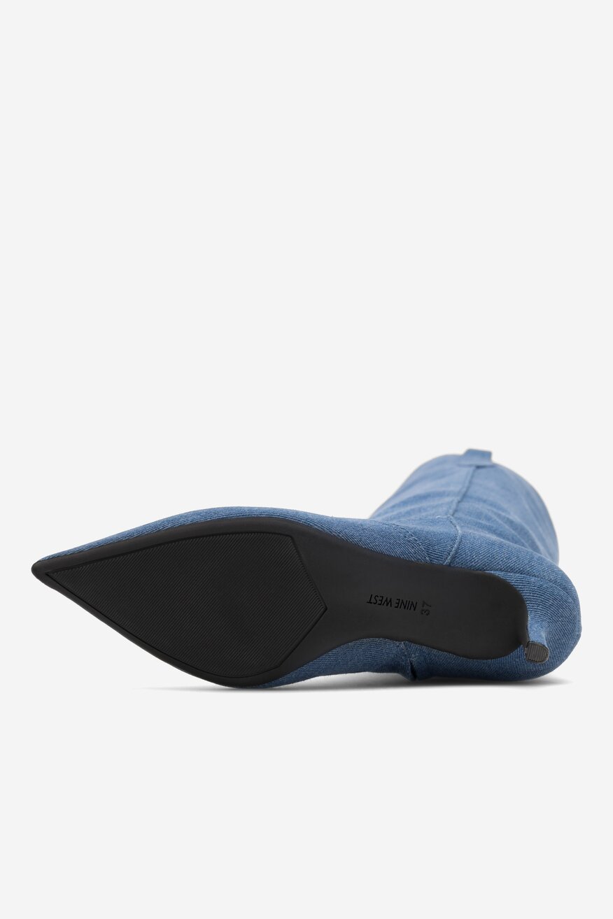 Kozaki NINE WEST ZARIYA 909001D Jeansowy