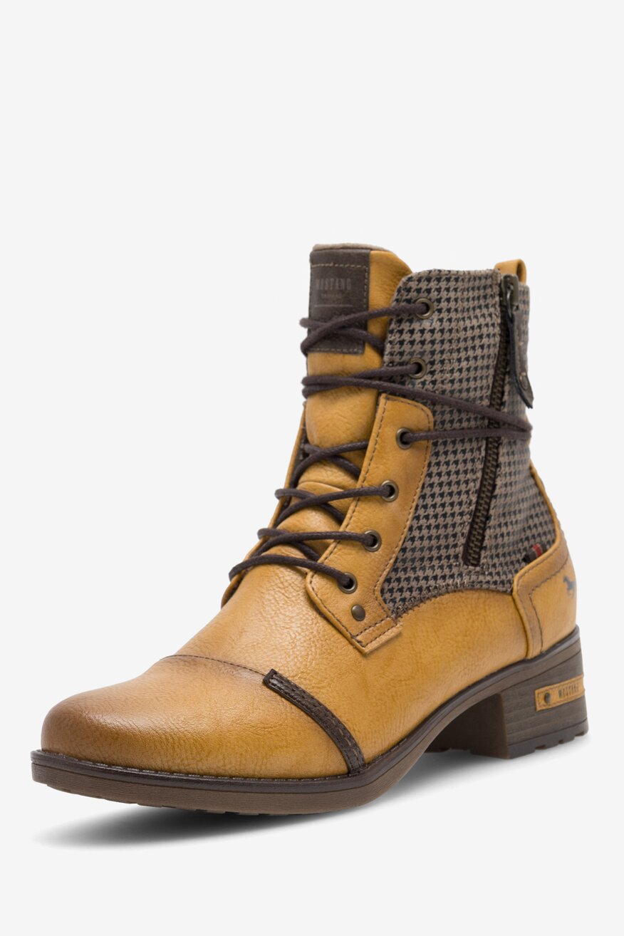 Trzewiki Mustang 1229-510 Żółty