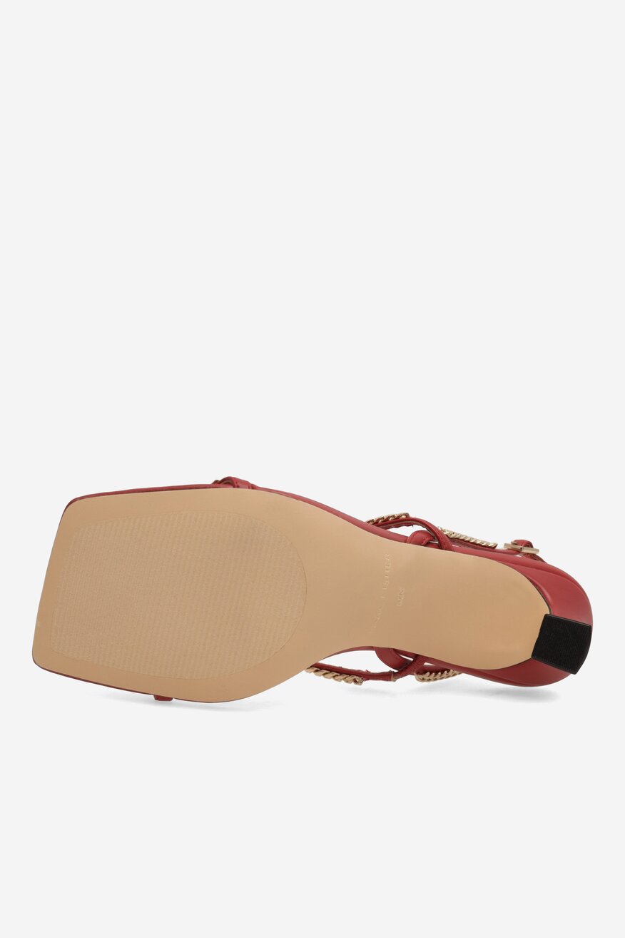 Sandały MARC FISHER F-DROID MRE01 Czerwony