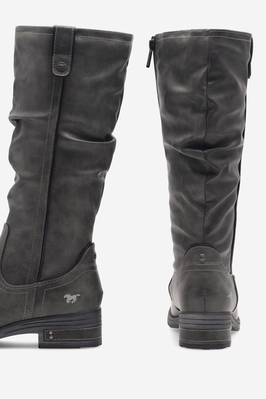 Kozaki Mustang 1293-602 Szary