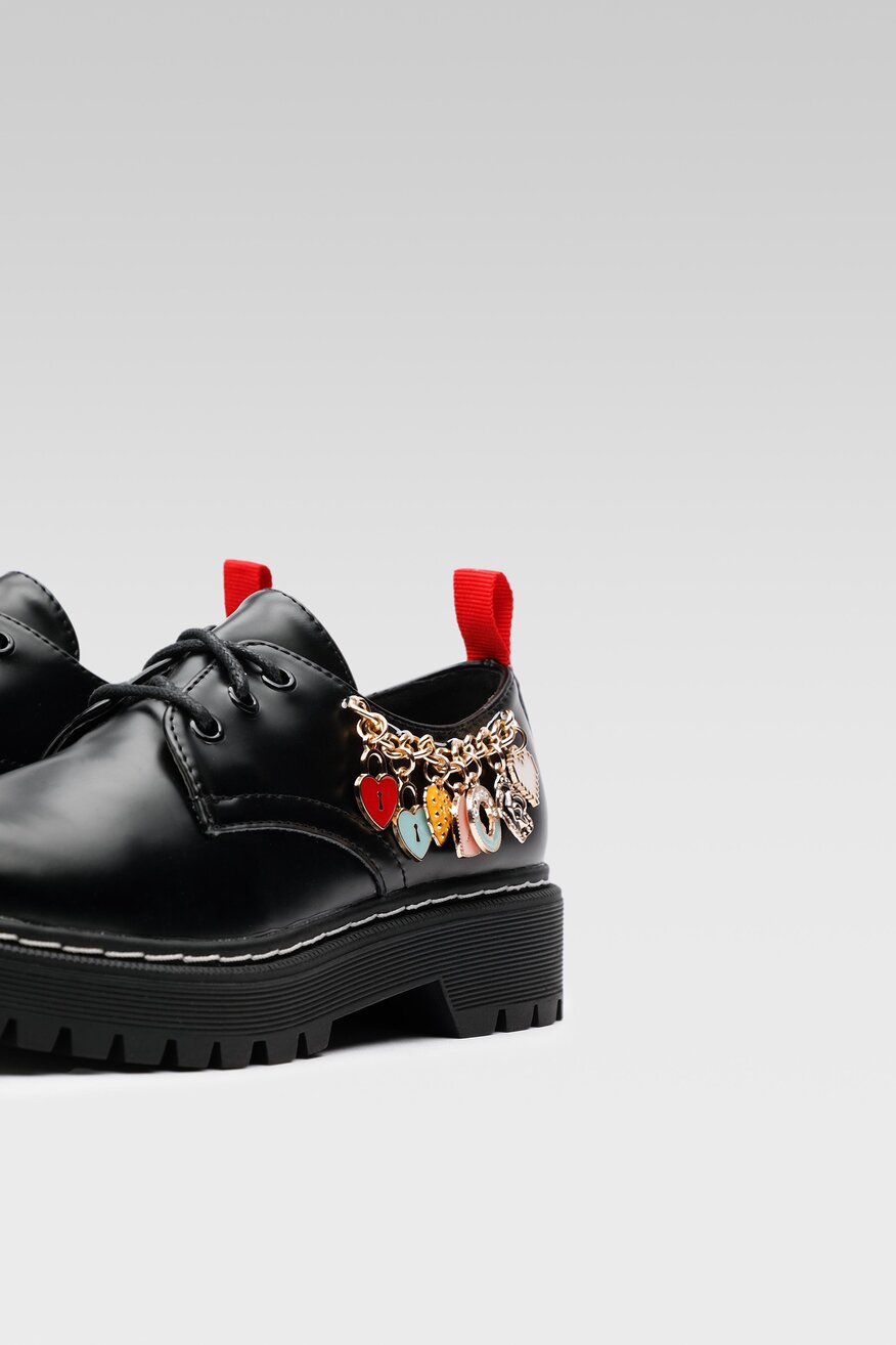 Półbuty DeeZee CS5587-15 Czarny