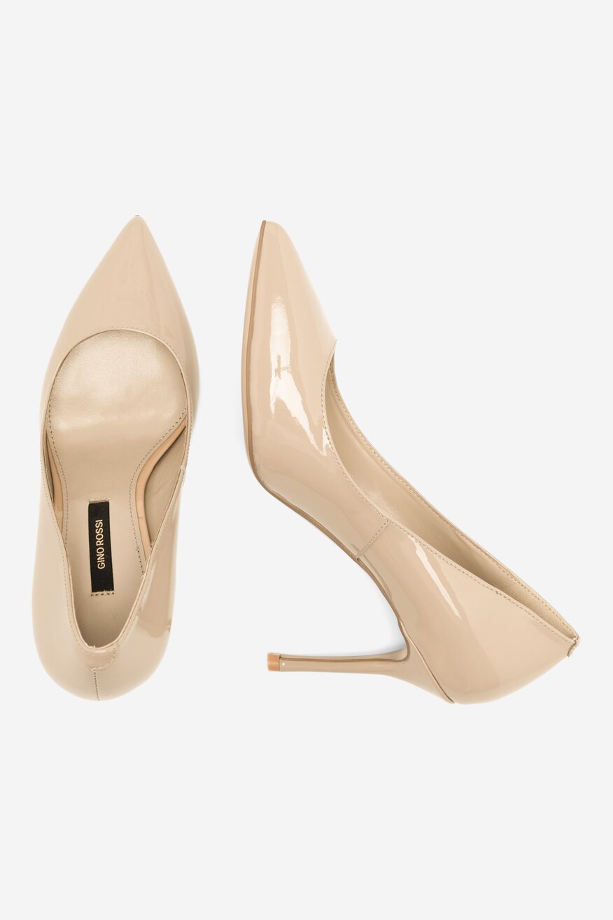 Czółenka Gino Rossi V-258-02 Beżowy