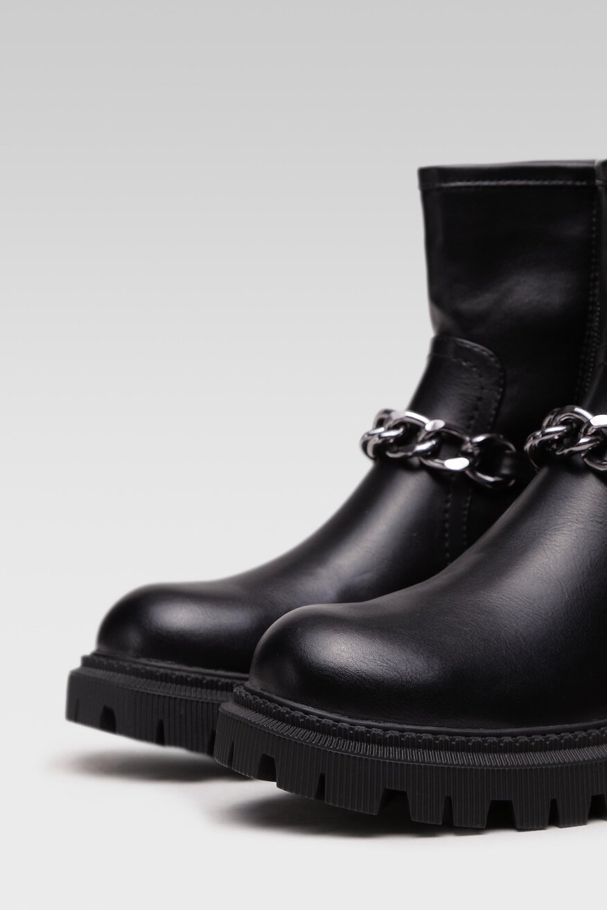 Botki DeeZee H13073A-4 Czarny