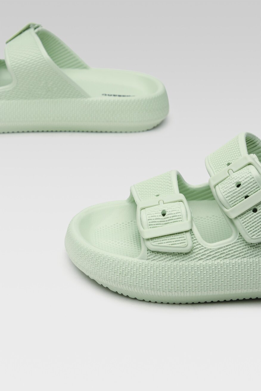 Klapki basenowe Bassano DUAL STRAP SLIPPER Zielony