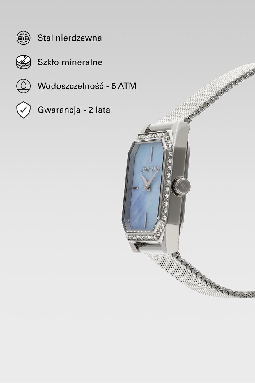 Zegarek Jenny Fairy JF WOMAN WATCH 02020206010 Srebrny