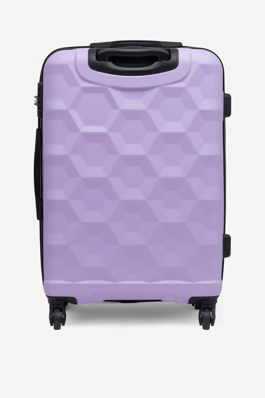 Walizka Lasocki WAL-M-02PURPLE-ABS-04 Fioletowy