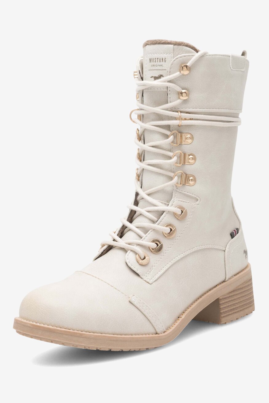 Trzewiki Mustang 1402-501 Biały