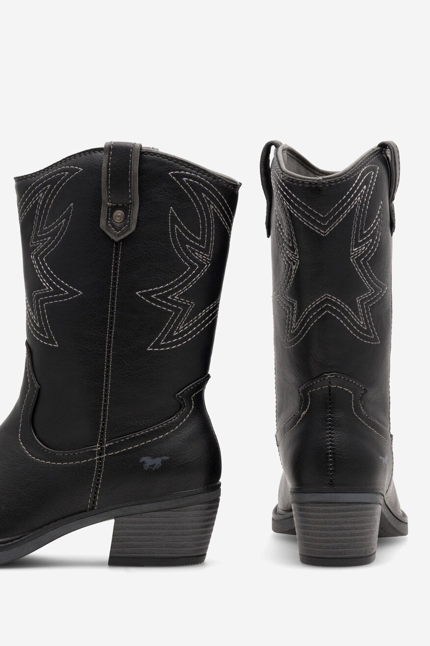 Kozaki Mustang 1478-503 Czarny