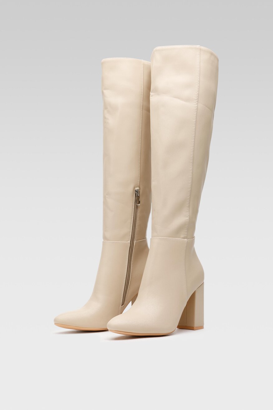 Kozaki DeeZee H190101-01 Beżowy