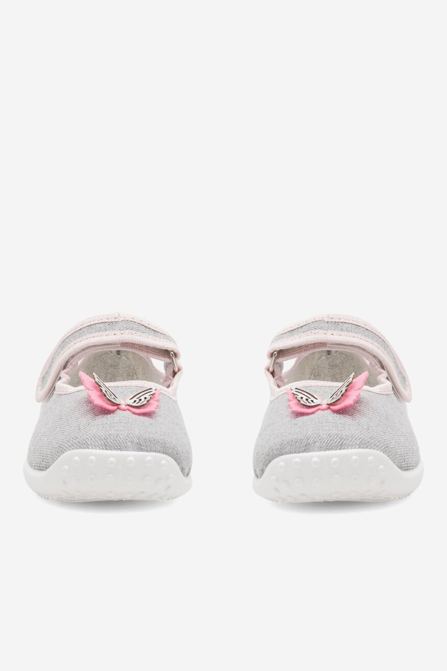 Kapcie Nelli Blu BALERINKI MOTYL IV Szary