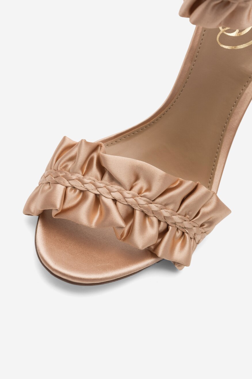 Sandały SAM EDELMAN I0185F1650 Brązowy jasny