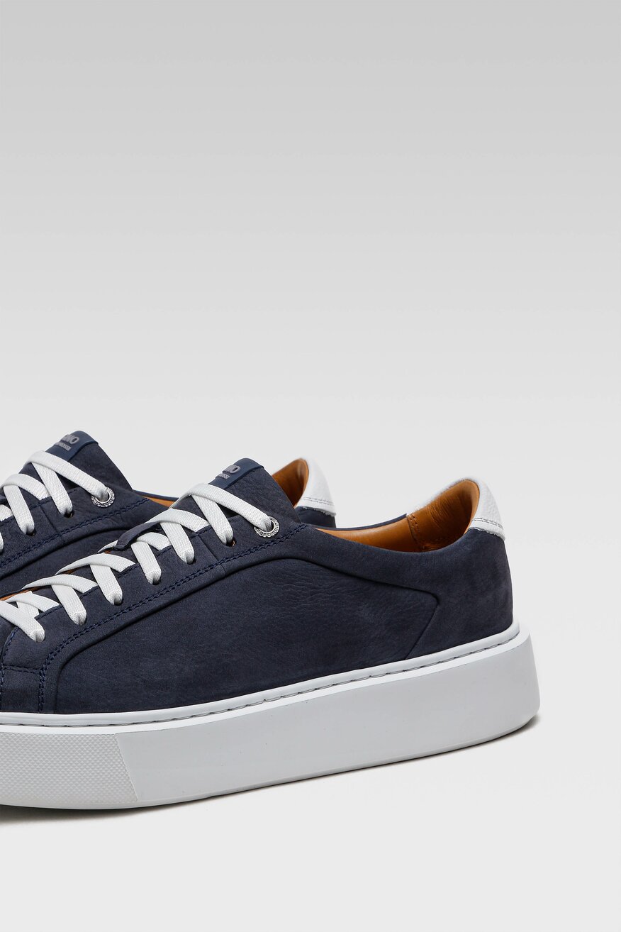 Półbuty Gino Rossi MI08-BOZEMAN-06 Granatowy