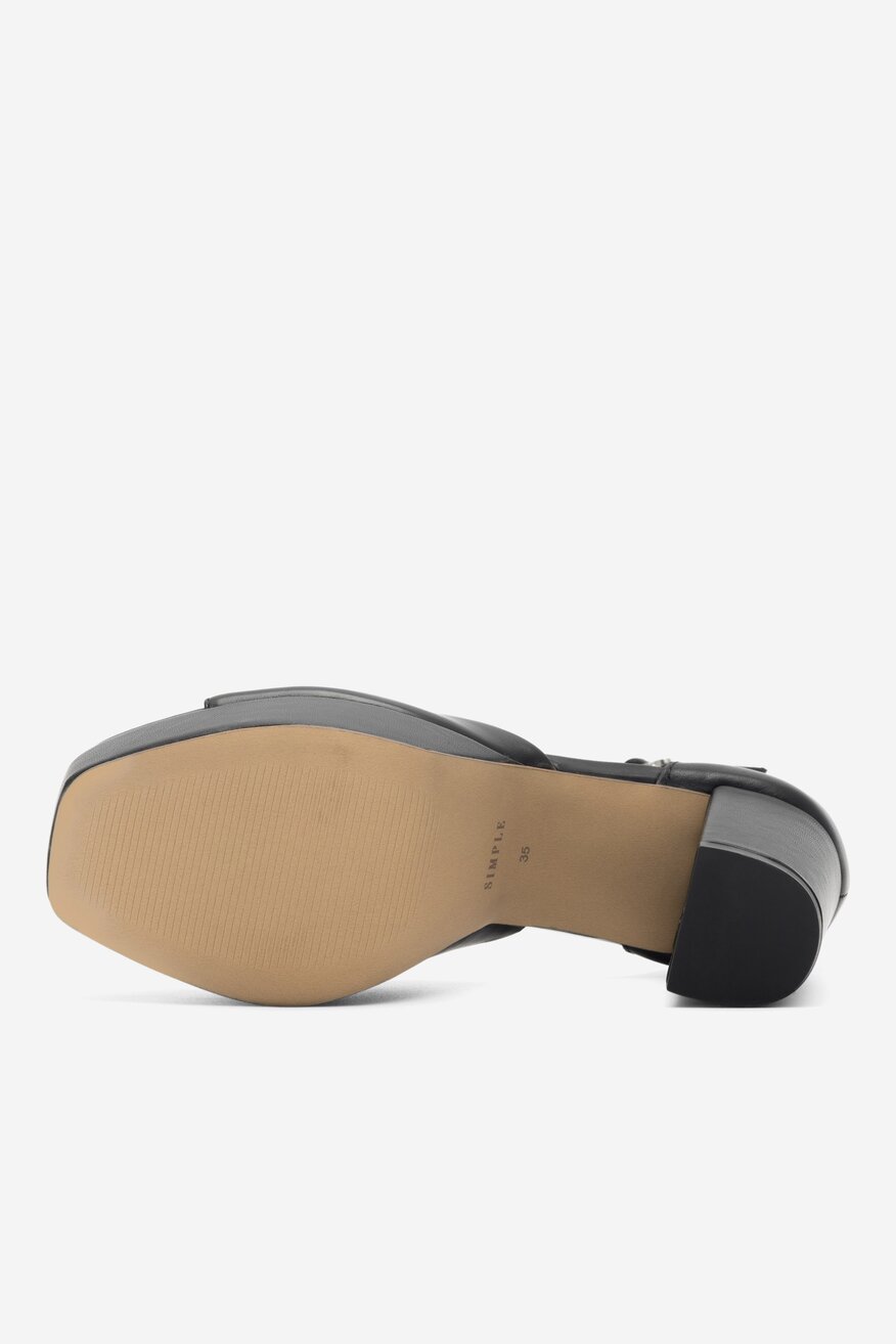 Sandały SIMPLE MURCIA-109610 Czarny