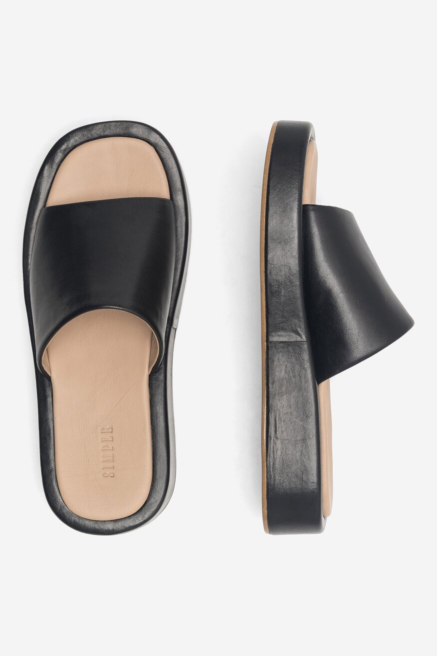 Klapki SIMPLE PATRIZIA-108088 Czarny