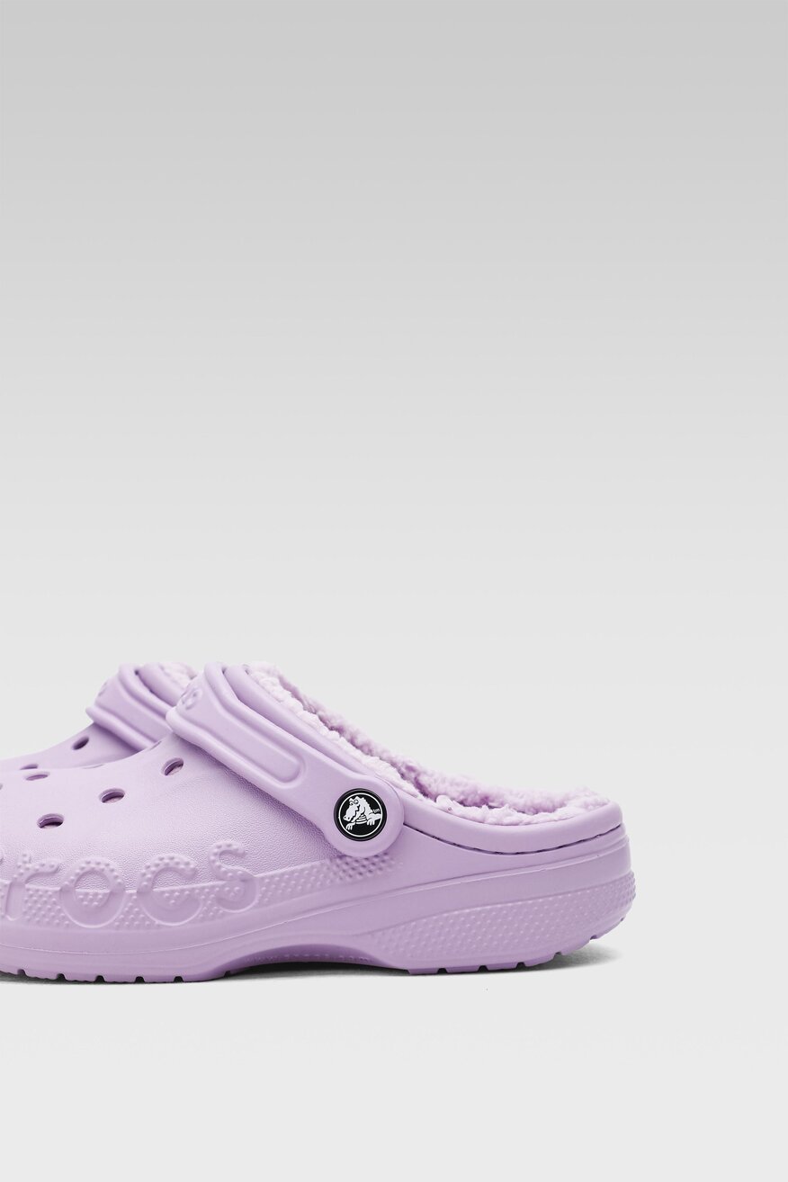 Klapki basenowe Crocs 9 BAYA LINED CLOG 205969-5Q5 Fioletowy