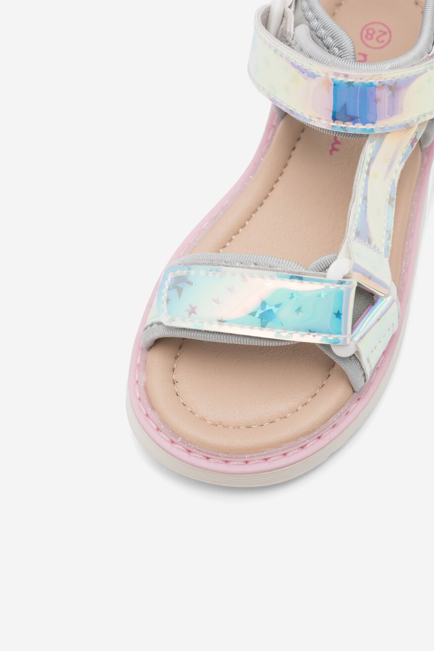 Sandały Nelli Blu AVO-LT403-007(IV)DZ Srebrny