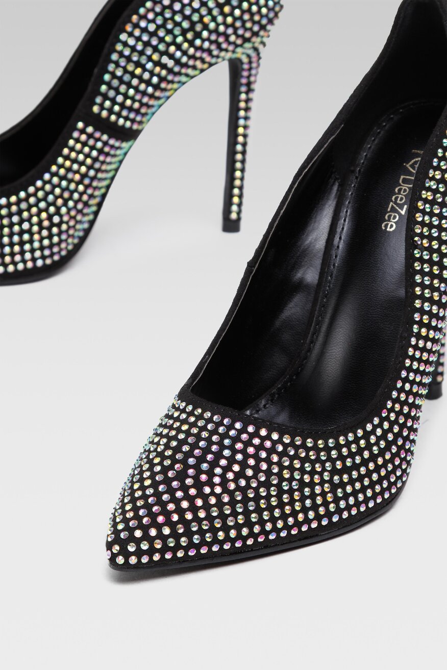 Czółenka DeeZee KL-92831-825 Czarny