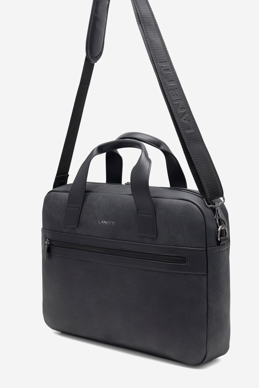 Torba męska Lanetti LAN-J-003-004L Czarny