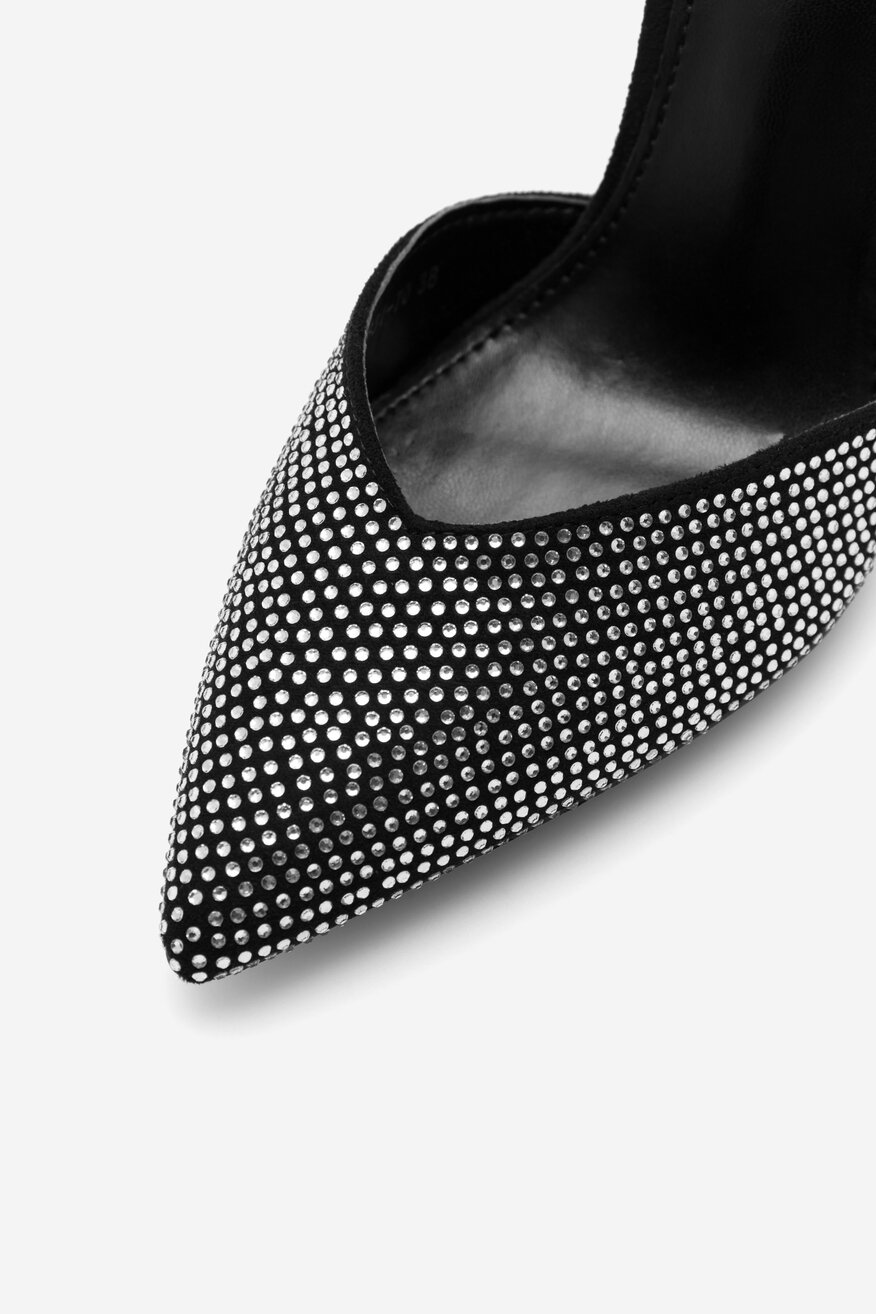 Czółenka DeeZee KL-HT92831-70 Czarny