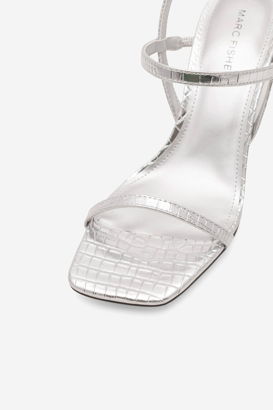 Sandały MARC FISHER F-PADRE SIL01 Srebrny