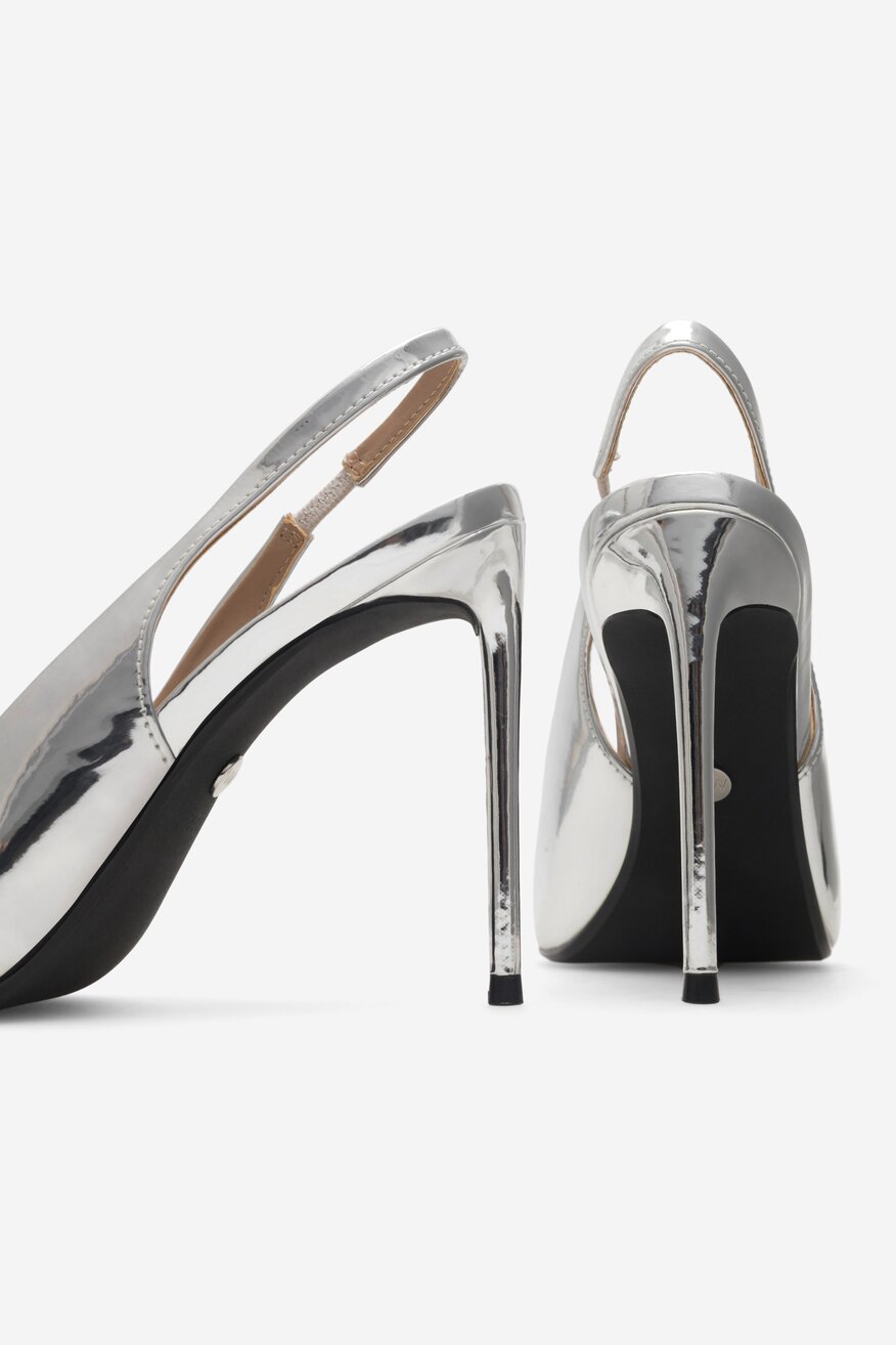 Czółenka NINE WEST AYANA ZL22045-1CC Srebrny