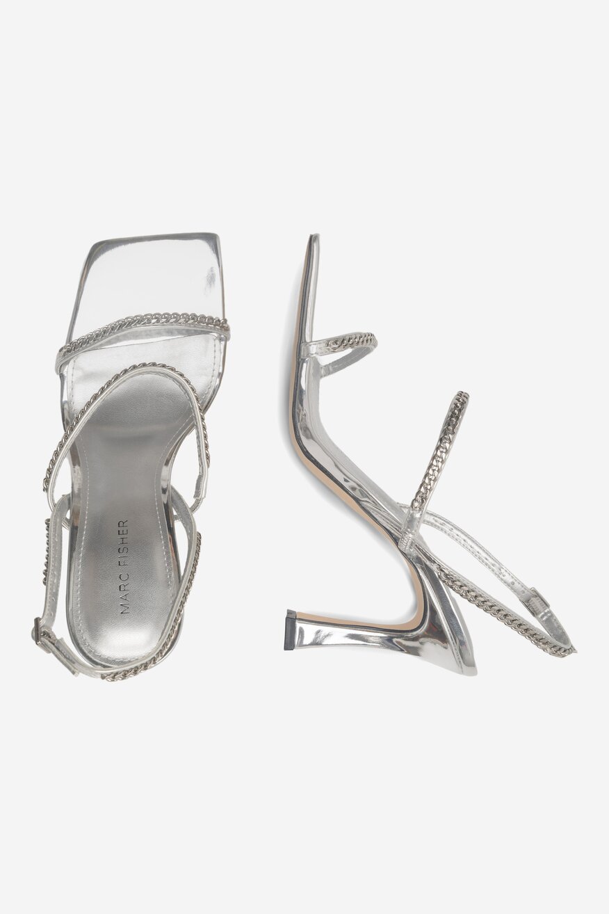 Sandały MARC FISHER F-DROID SIL01 Srebrny