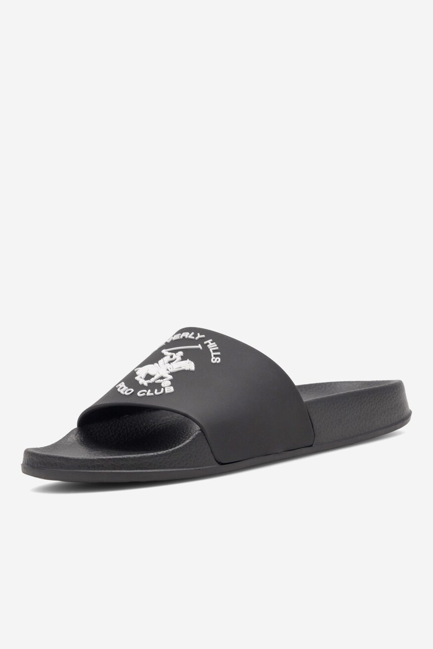 Klapki basenowe Beverly Hills Polo Club WP-CA23052-1C Czarny