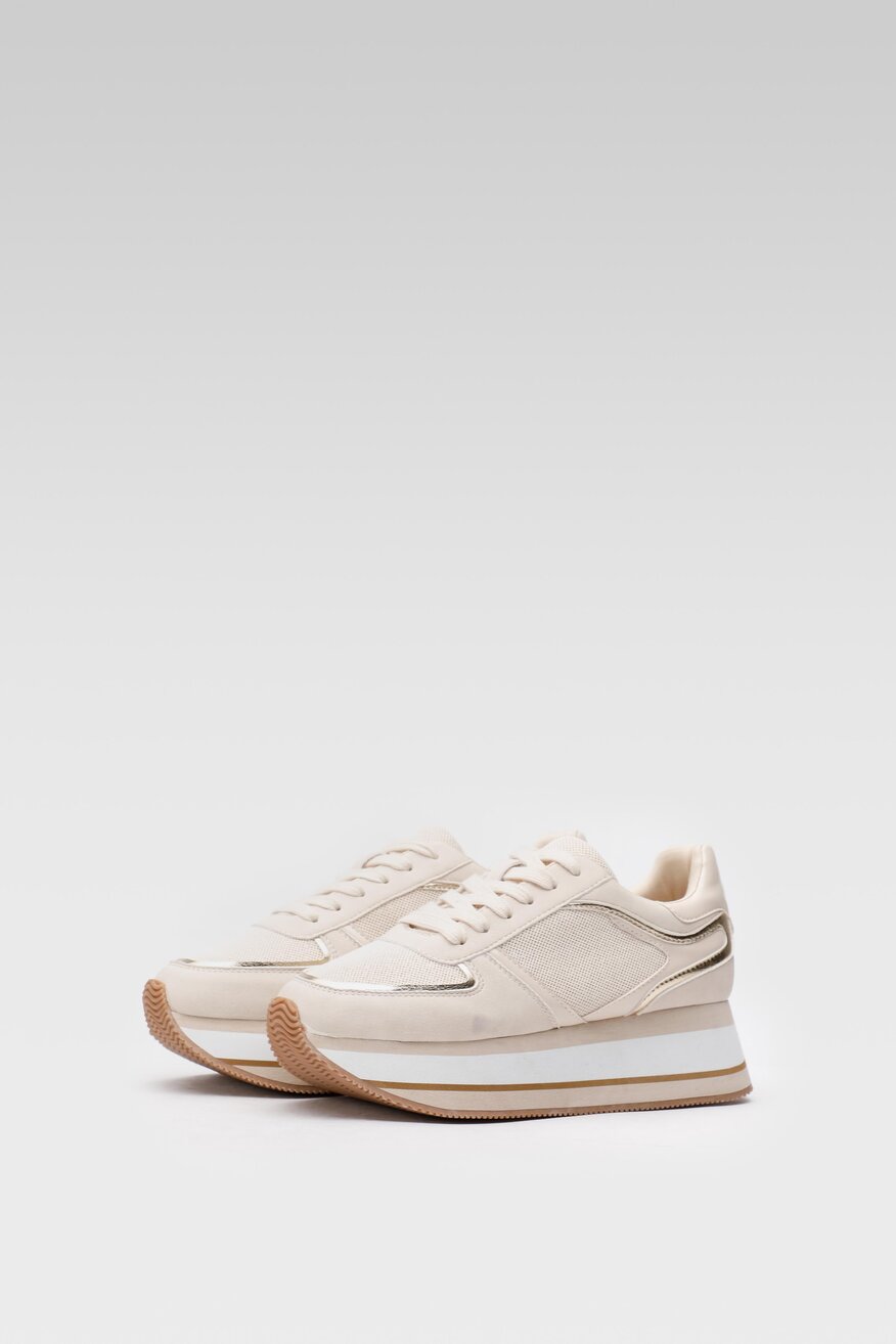 Półbuty Clara Barson HALLIE WS22266-01 Beżowy