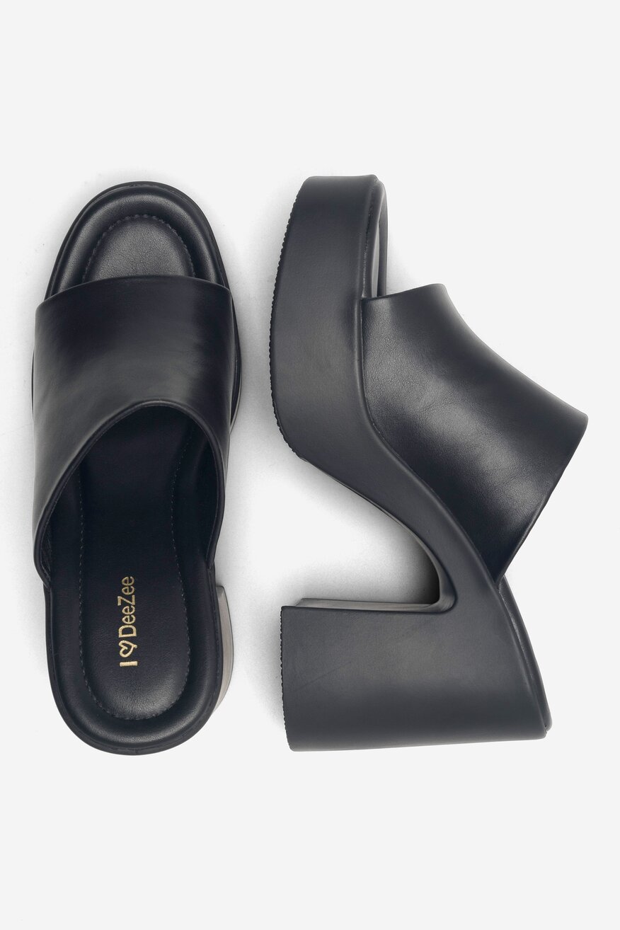 Klapki DeeZee MEGYN H85819-1 Czarny