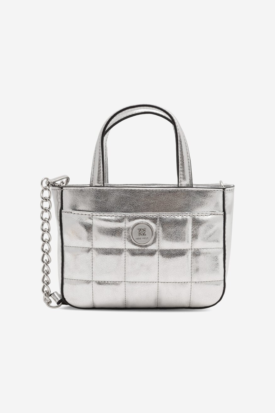 Torebka NINE WEST HOLDEN NYM135277 Srebrny