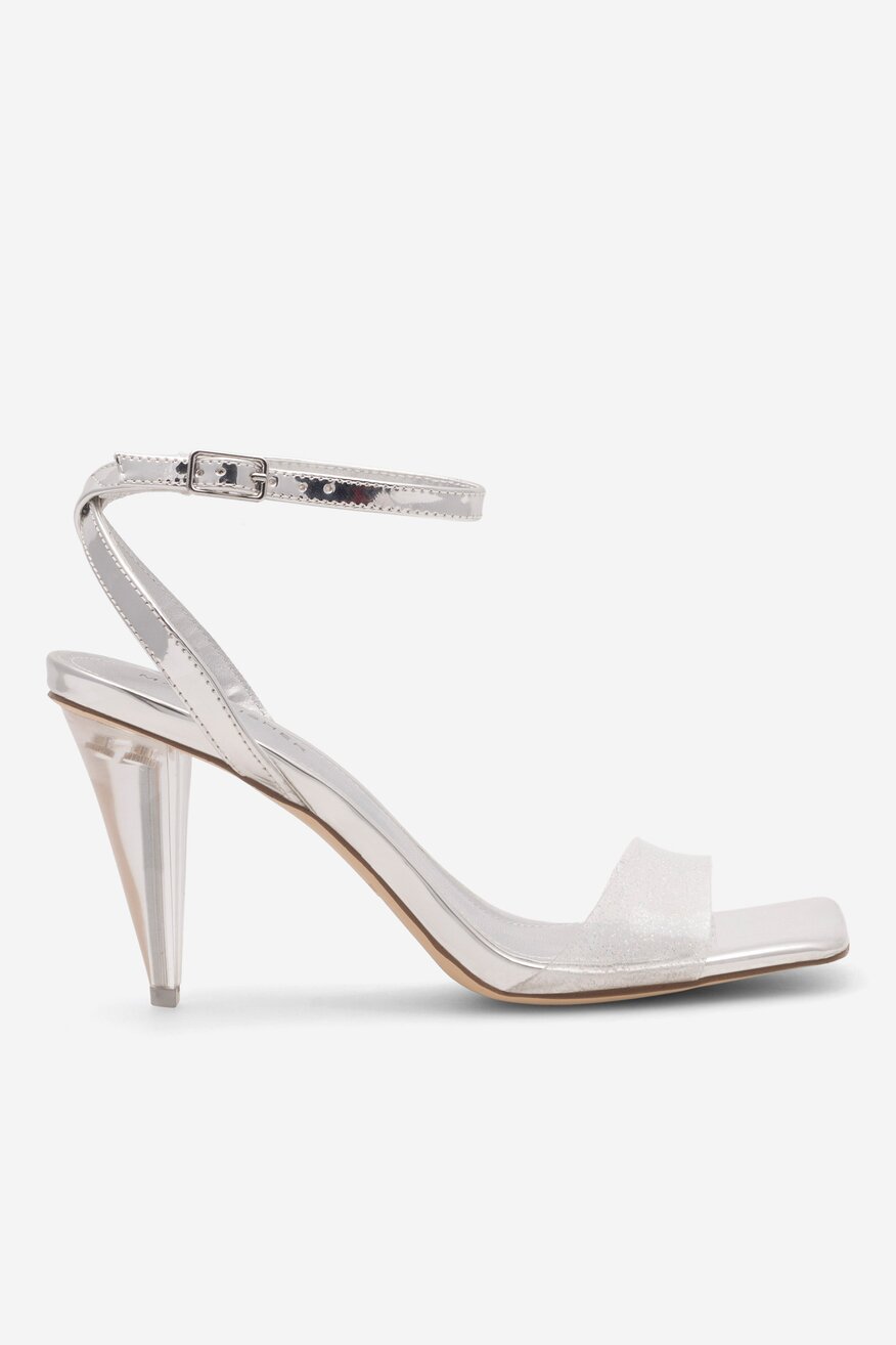 Sandały MARC FISHER F-BRETA SIL01 Srebrny