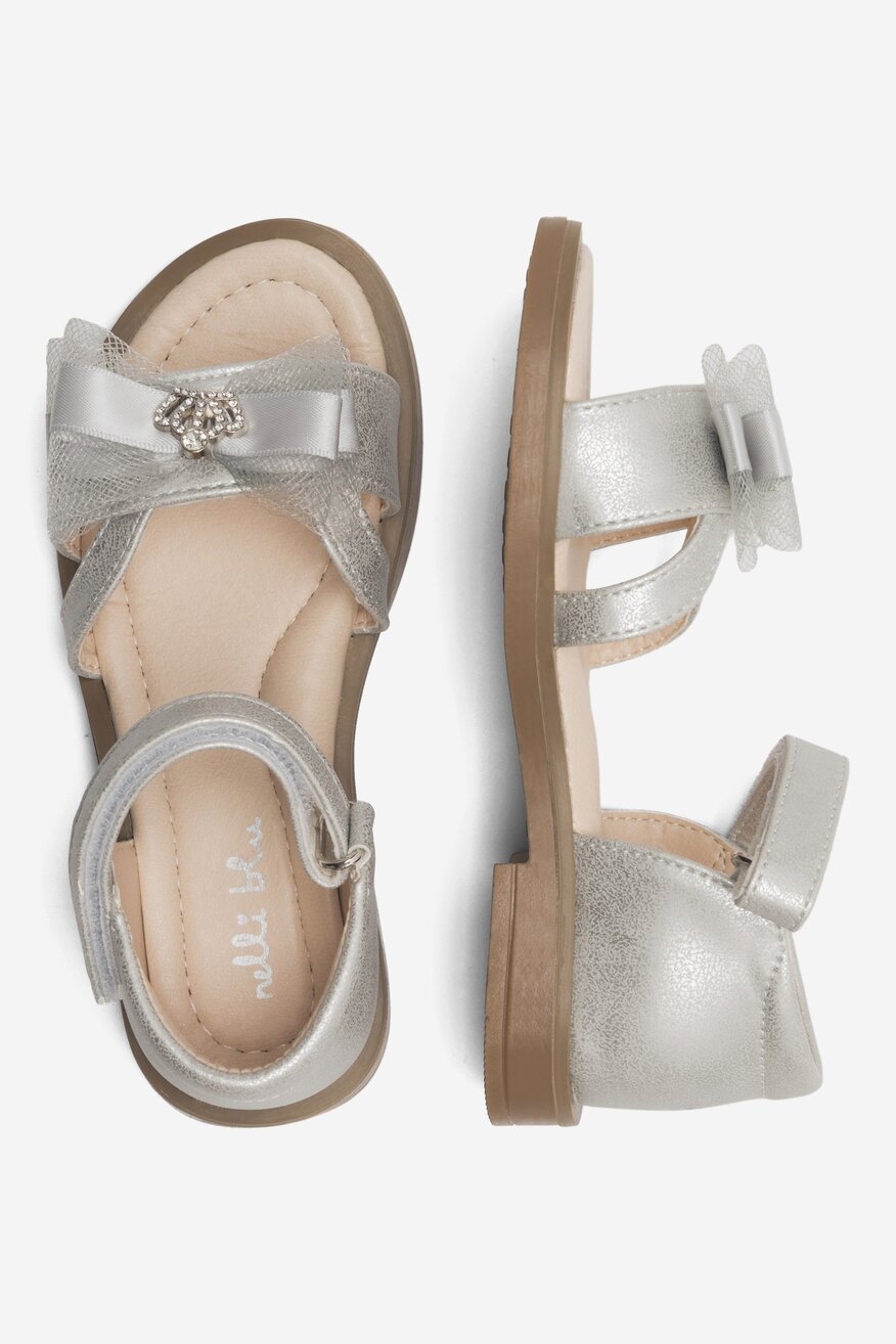 Sandały Nelli Blu CM220707-1 Srebrny