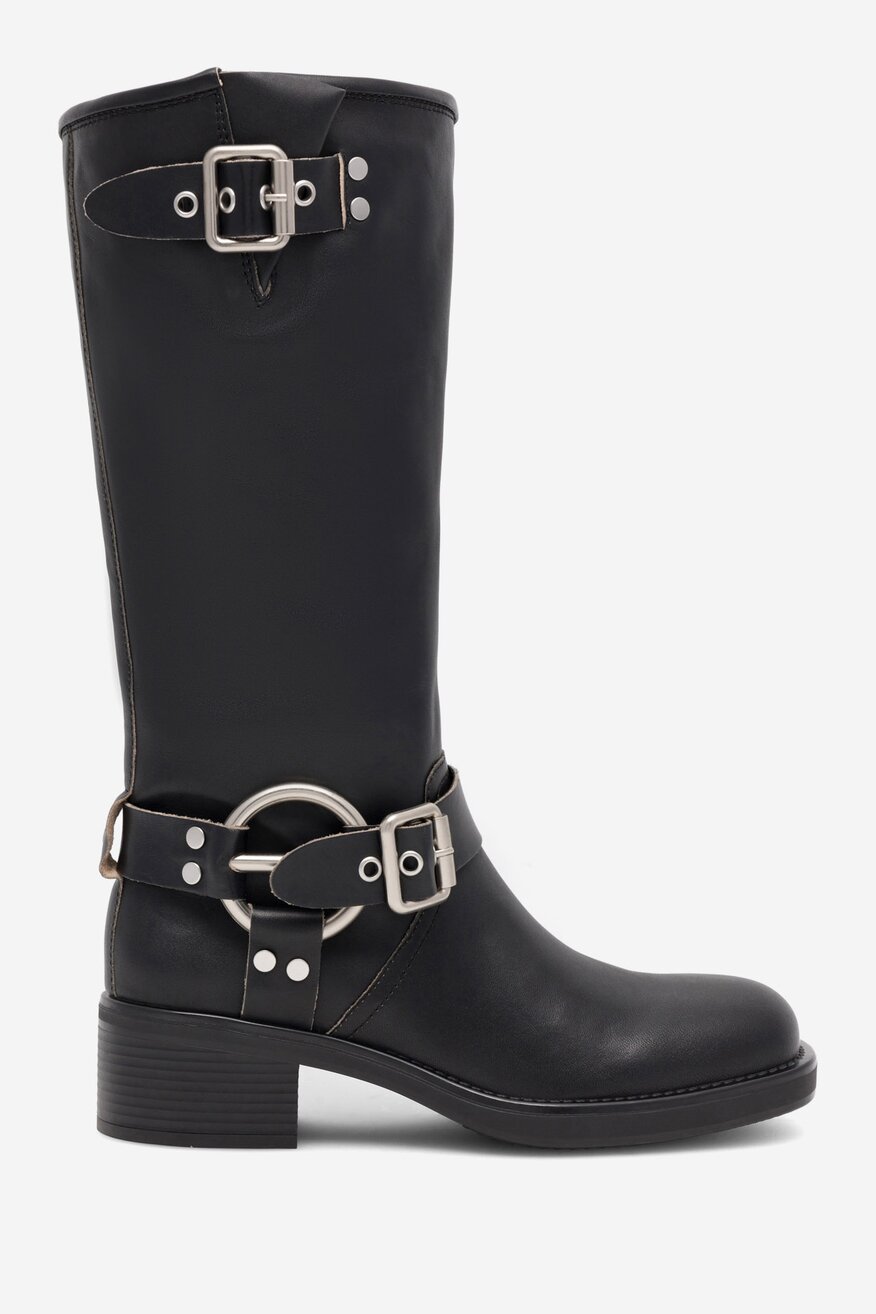 Kozaki Badura MANGUALDE-V1272-215 Czarny