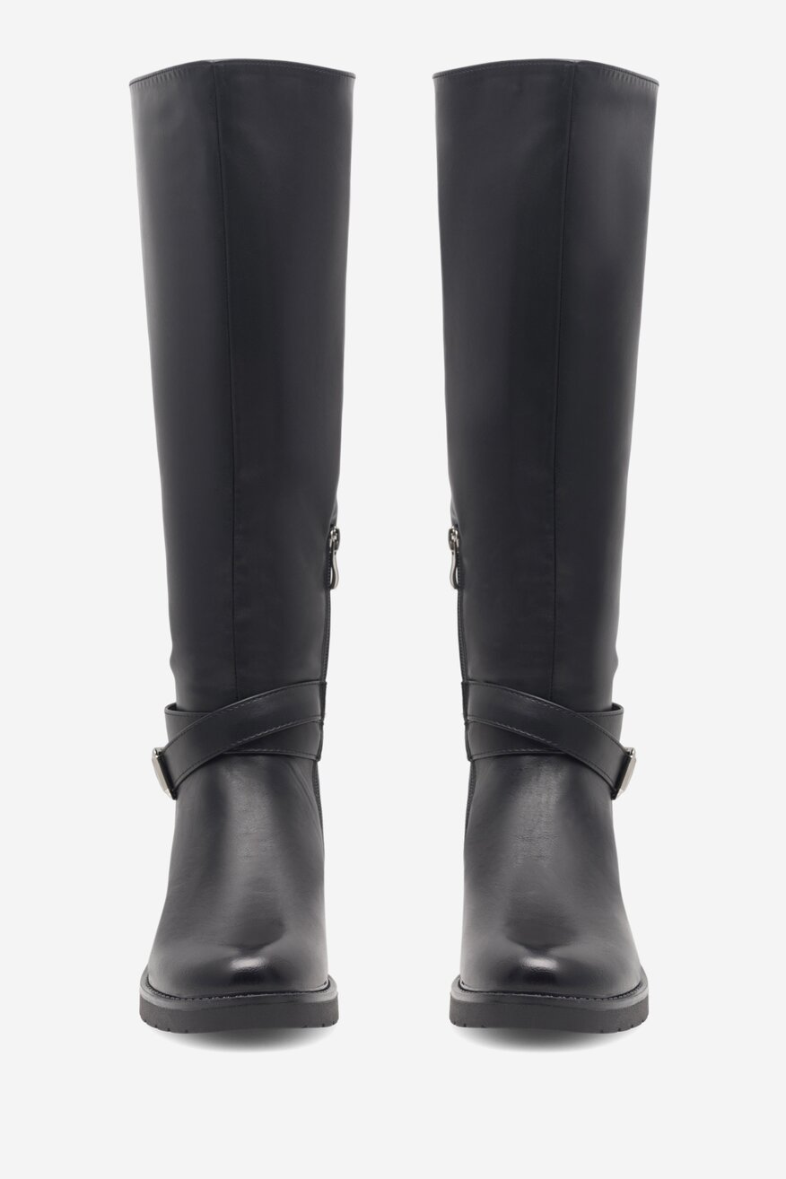 Kozaki DeeZee STELLA H12936-1 Czarny