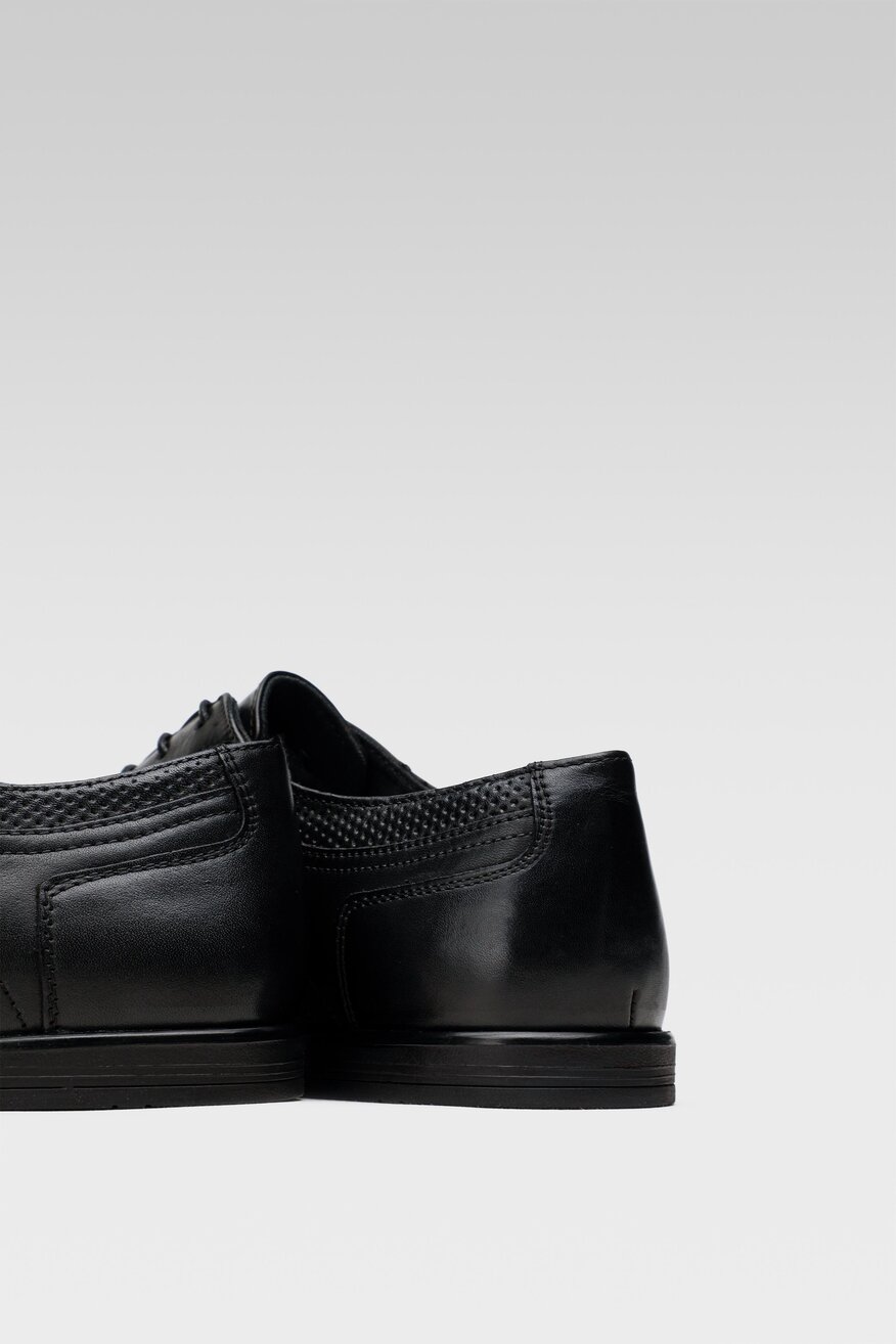 Półbuty Cesare Cave MI08-KONGO-06 Czarny