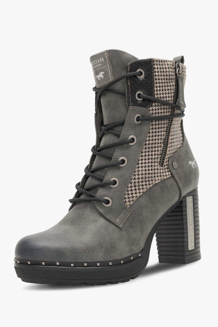 Trzewiki Mustang 1336-510 Szary