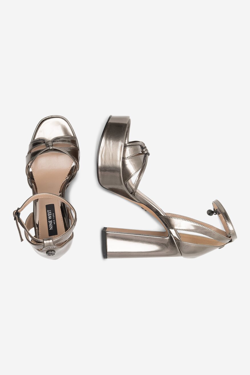 Sandały NINE WEST AAHIDA ZL23002CC Srebrny