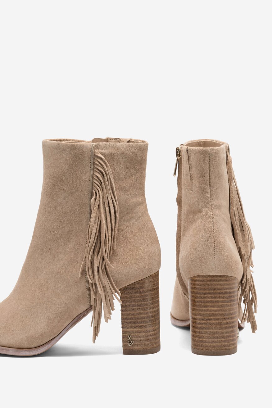 Botki SAM EDELMAN H8030L1250 Kremowy