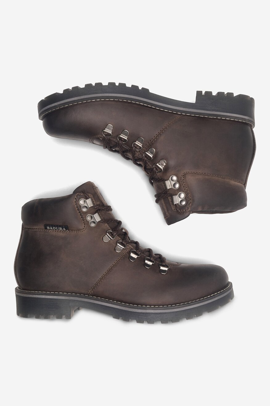 Trzewiki Badura BOWER-08 MI08 Brązowy ciemny