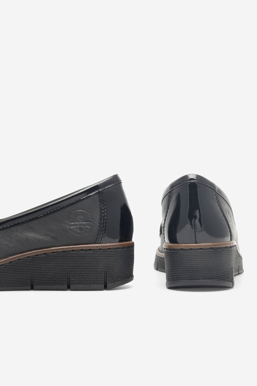 Półbuty Rieker 53771-00 Czarny