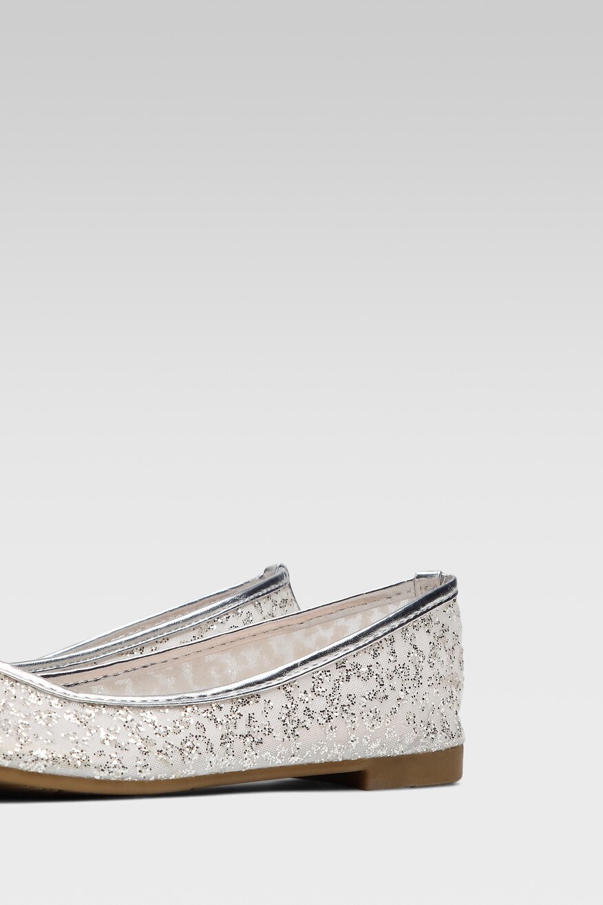 Baleriny Jenny Fairy KL-0911-01 Srebrny