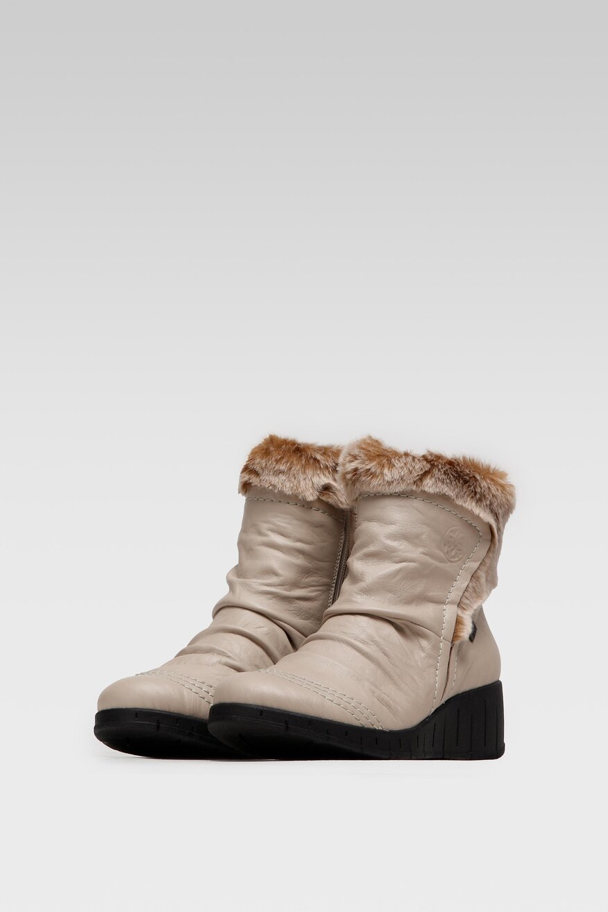 Botki Rieker Y1361-60 Beżowy