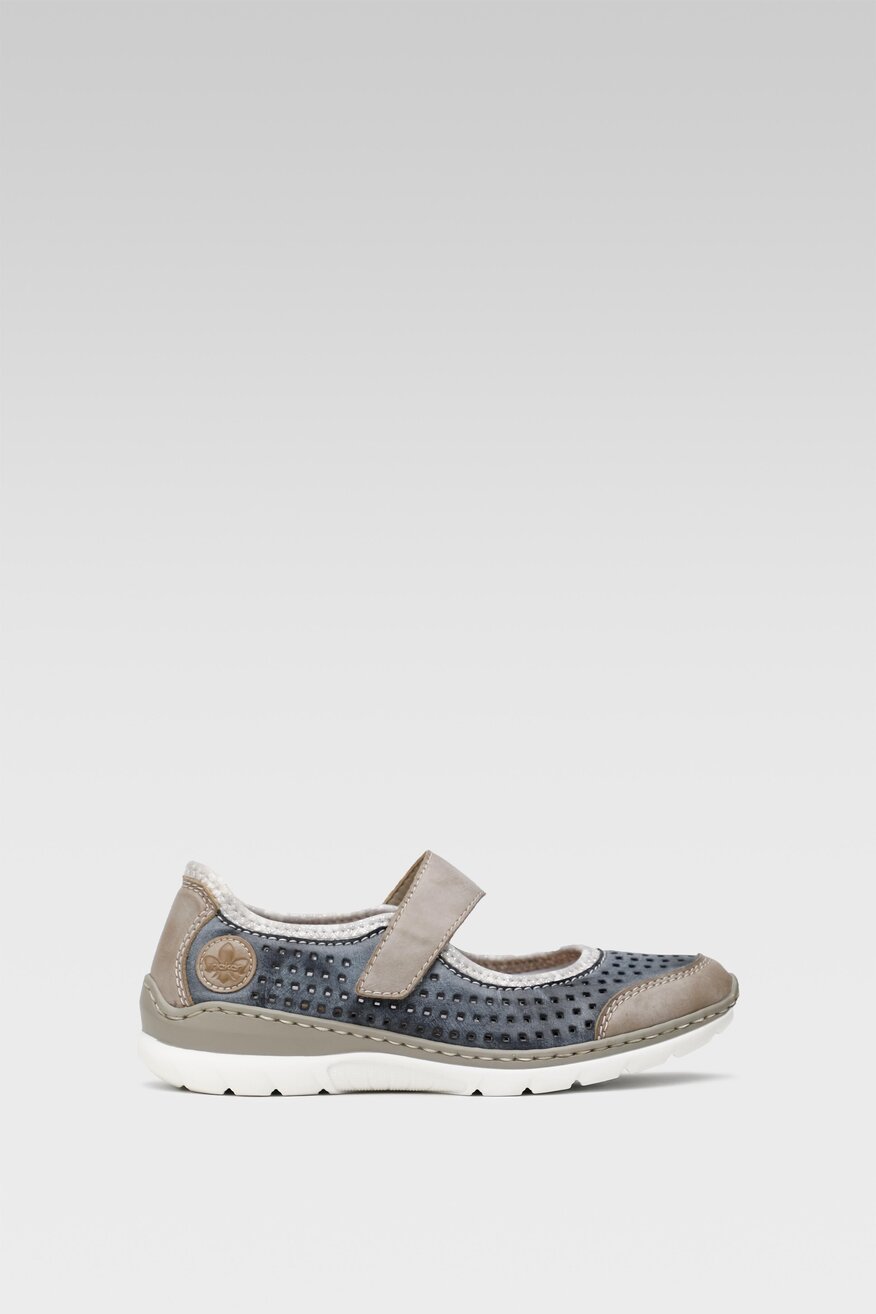 Półbuty Rieker L32B5-42 Niebieski