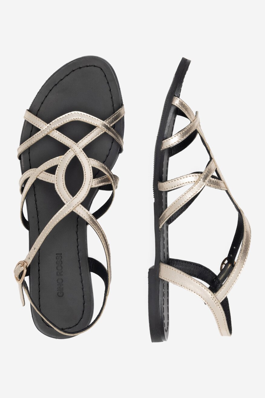 Sandały Gino Rossi LAURA-01W3-005 Złoty