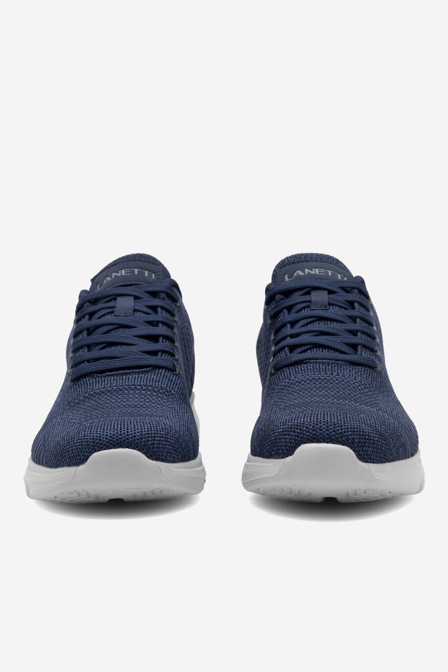 Półbuty Lanetti MP07-21807-01 Granatowy