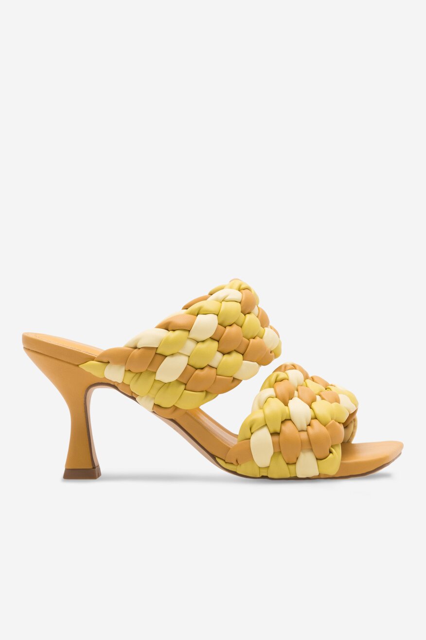 Klapki MARC FISHER F-TOREE YEL01 Żółty