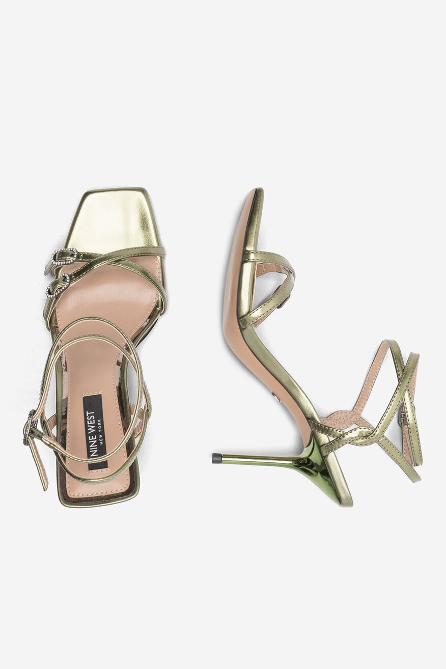 Sandały NINE WEST FARAZA ZL23014CC Zielony