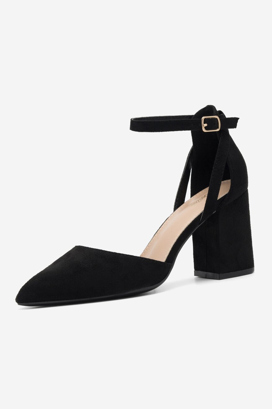 Czółenka DeeZee KL-HT6160 Czarny