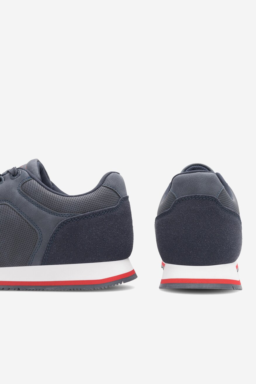 Sneakers Lanetti MP07-01409-08 Granatowy